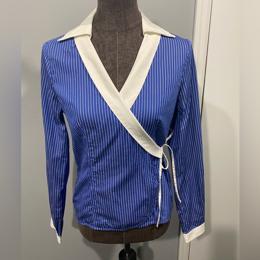 Jones New York Wrap Blouse